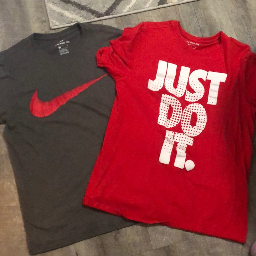 Two Nike T-shirts! (Both medium!)